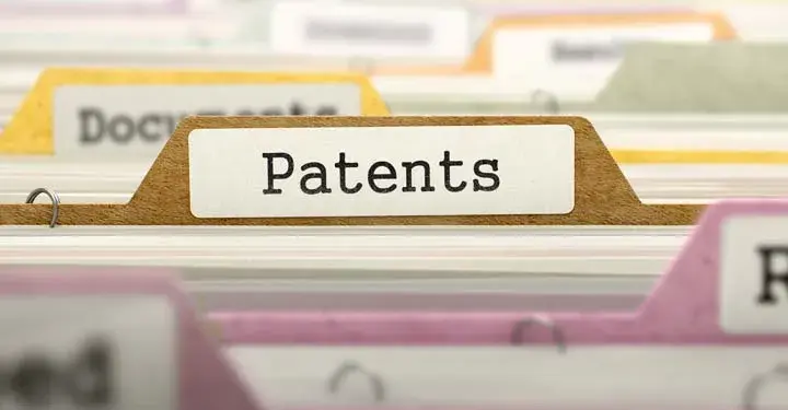 Folder labeled "Patents"