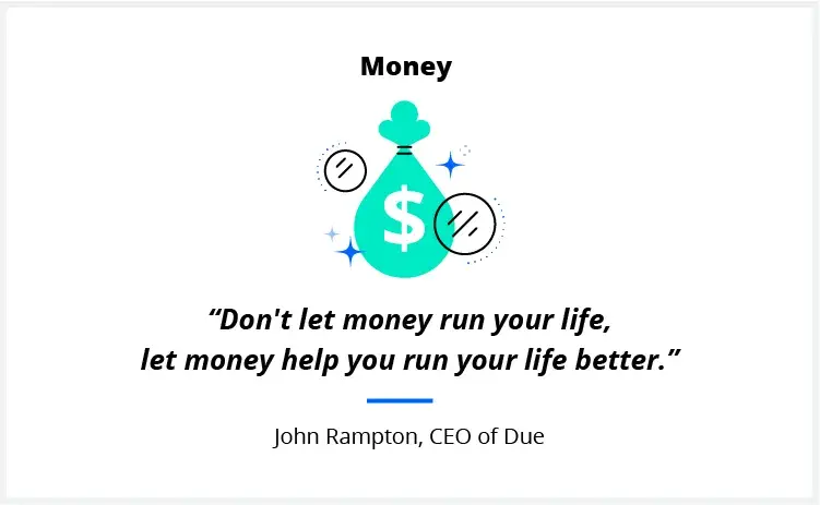 A quote on leadership from Due CEO John Rampton