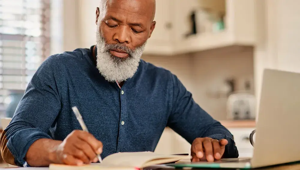 A man using a letter of last instruction to convey his final wishes